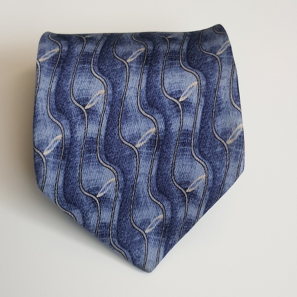 4/$12 Silk Tie Sale - Enrico Guccini Silk Tie Handmade Paris Rome Beverly Hills - Picture 1 of 9